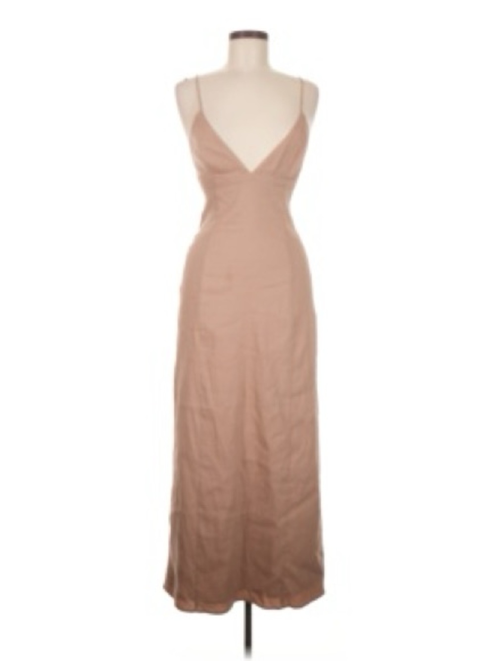 Zara Midi Dress in Tan